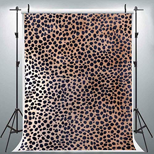 LUCKBTY 6x9FT Leopard Print Backdrops for Photography Leopard Pattern Photo Backgrounds Stylish Party Banner Photo Booth Studio Props LUGE052