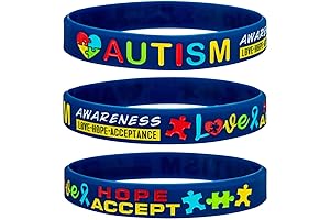 Sainstone Autism Awareness Silicone Bracelets