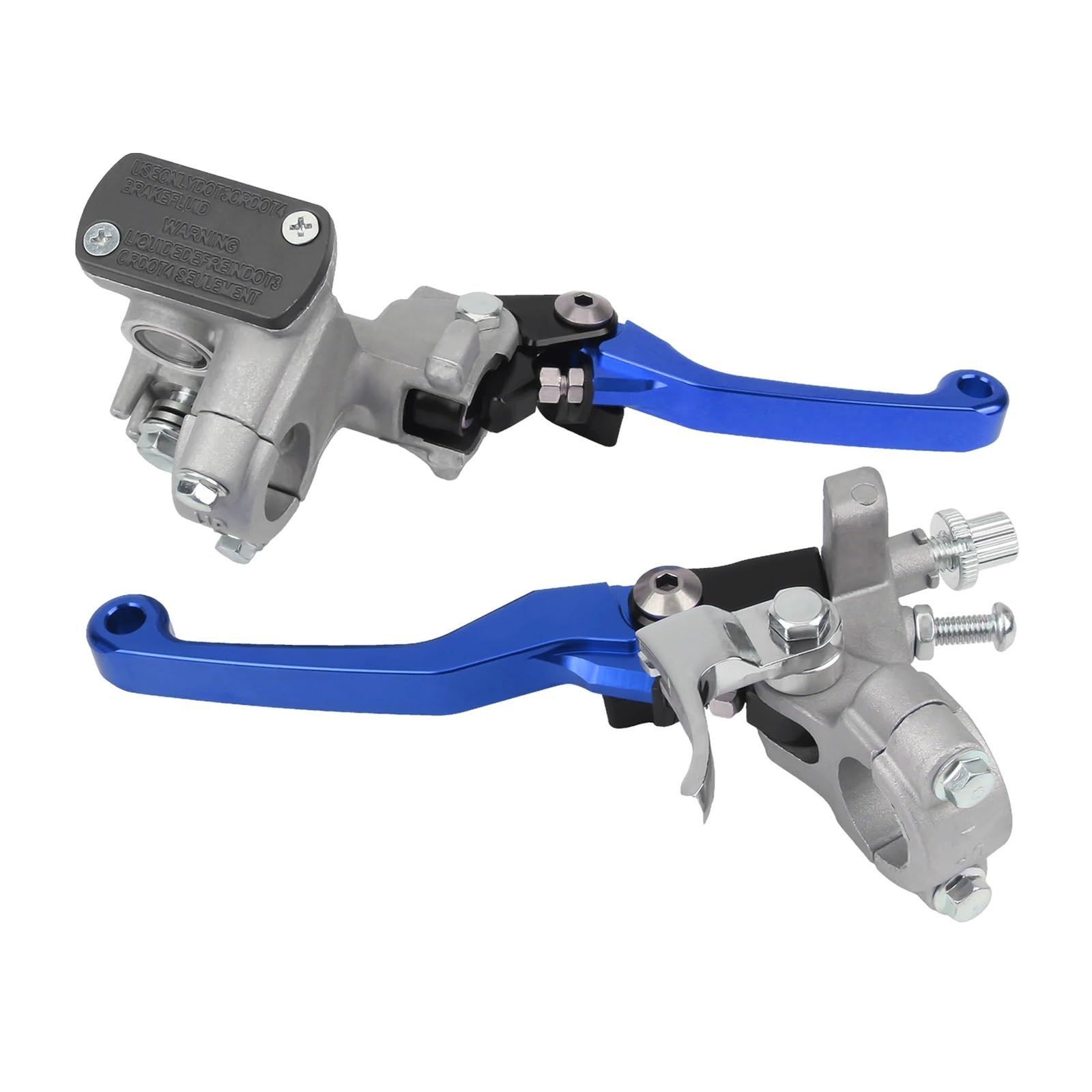 Kvswbre Blue Motorcycle Rear Brake Pump 22Mm Motorcycle Handlebar Brake Master Cylinder Pump Lever Fit For Yamaha Yz250f Yz450f(Blue)