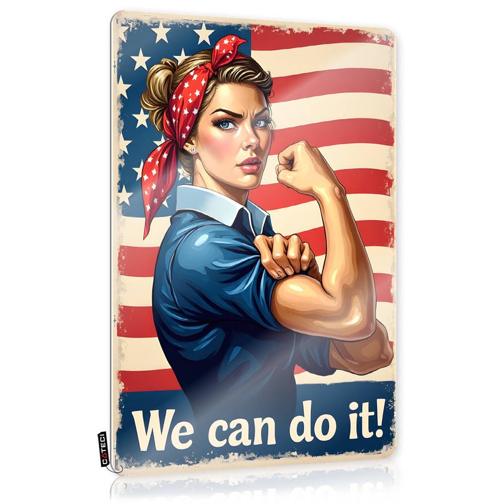 Fzfn Colour Art Rv Bathroom Accessories Score Novelty Nice We Can Do It! A Patriotic Tribute - Easy To Hang Art(30X40cm)