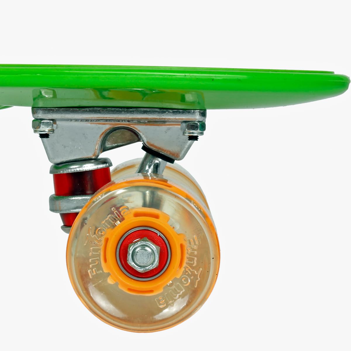 Mini Skateboard FunTomia 57 Cm - Tavola In ABS Con Luci LED (opzionali) - Truck In Alluminio E Cuscinetti ABEC-11 - Borsa Inclusa