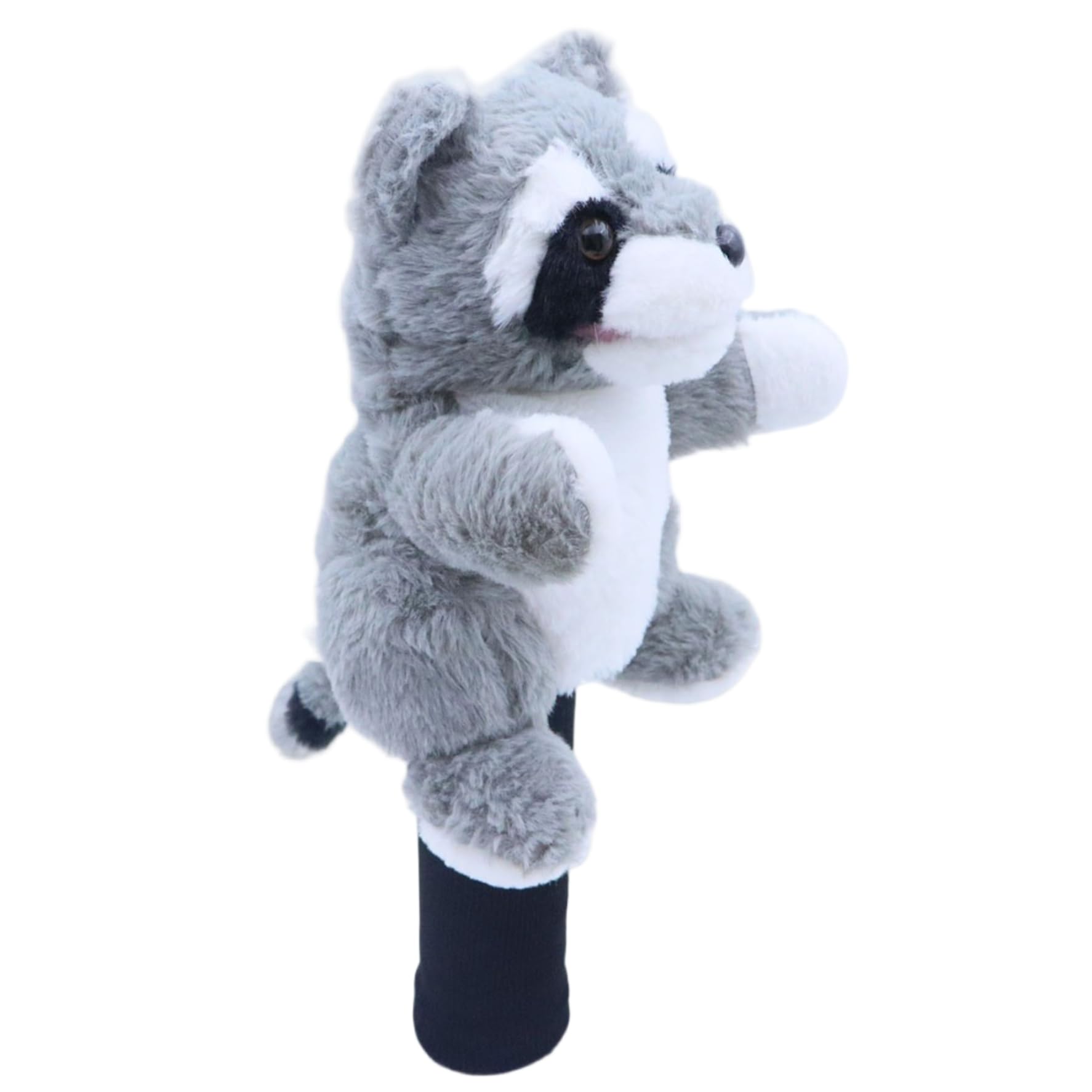 Divertenti coprimazze da golf, graziosi coprimazze da golf in peluche a forma di procione, da morbidi per uomo e donna