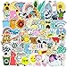 VSCO Stickers for Hydro Flask, 70 Pieces Boys Girls Stuffs for Students Teens Teachers Waterproof Trendy Stickers for Water Bottles, Luggages, Laptops, Phones,Travel, Extra Durable 100% Vinyl 63DC