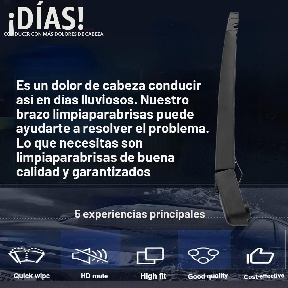 Brazo de limpiaparabrisas trasero, limpiaparabrisas de coche, parabrisas trasero, brazo de limpiaparabrisas con hoja, juego completo para X3 E83 03-10