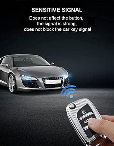 Miniatura 5 de SAIQIAN - Funda protectora para llave de automóvil Ci-troen C4L C2 C3 C4 C5 DS3 DS4 DS5 DS6 para Pe-ugeot 107 207 307 308 TPU cubierta protectora