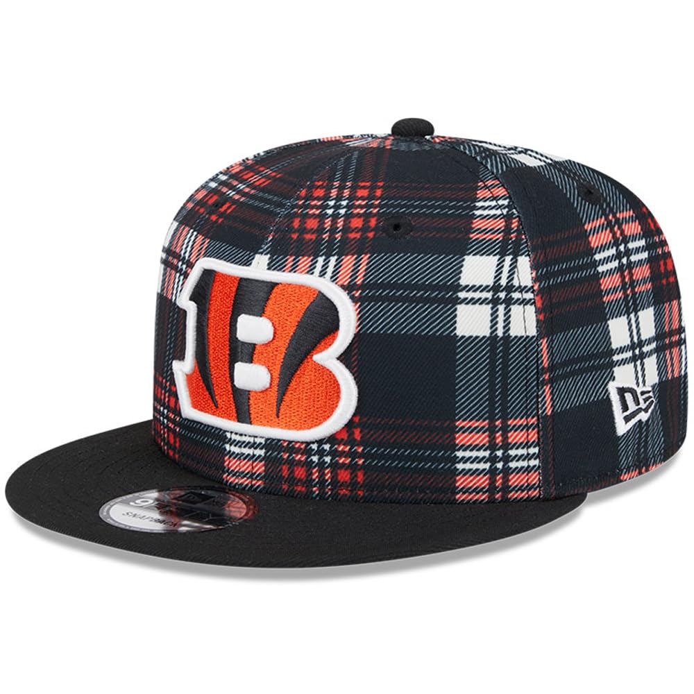 New Era Men's Black Cincinnati Bengals 2024 Sideline Statement 9FIFTY Snapback Hat