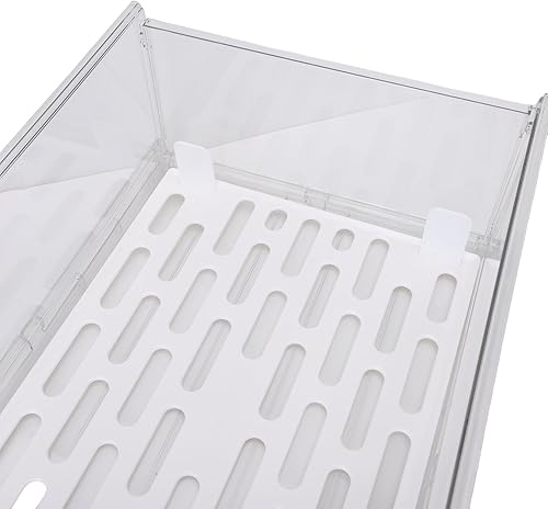 Miniatura 7 de Stackable Storage Drawers, Closet Organizers Storage Box Closet Box PET Stackable Clear Shelf Organizer Drawer Bin for Kitchen Cabinets Pantry