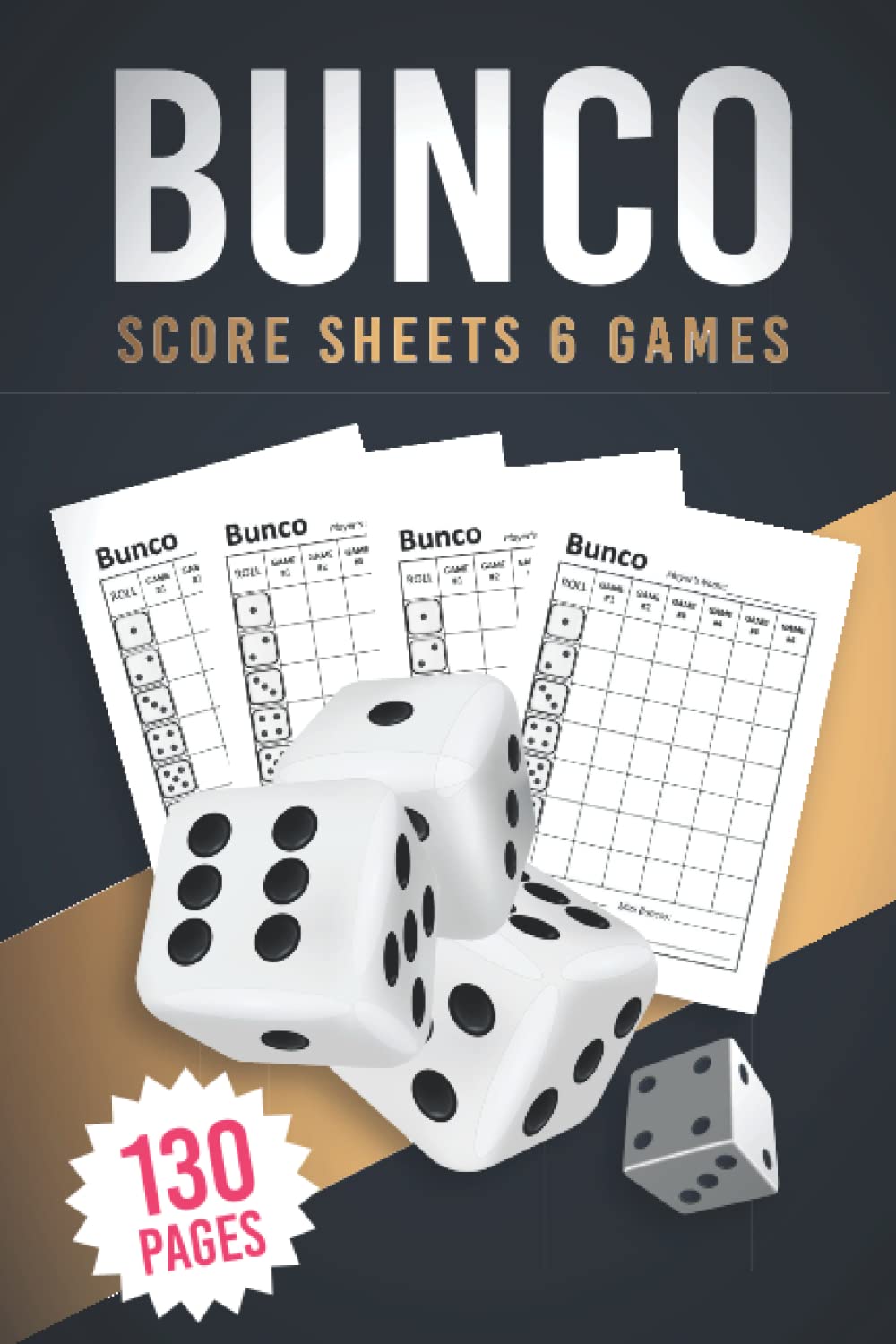 Buy Bunco Score Sheets 6 Games 130 Pages Bunco Score Sheets for