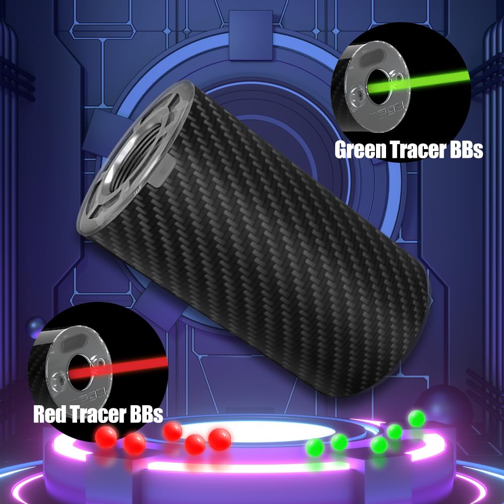 Amazon.com : T238-Nano Airsoft Tracer Unit, Carbon Fiber