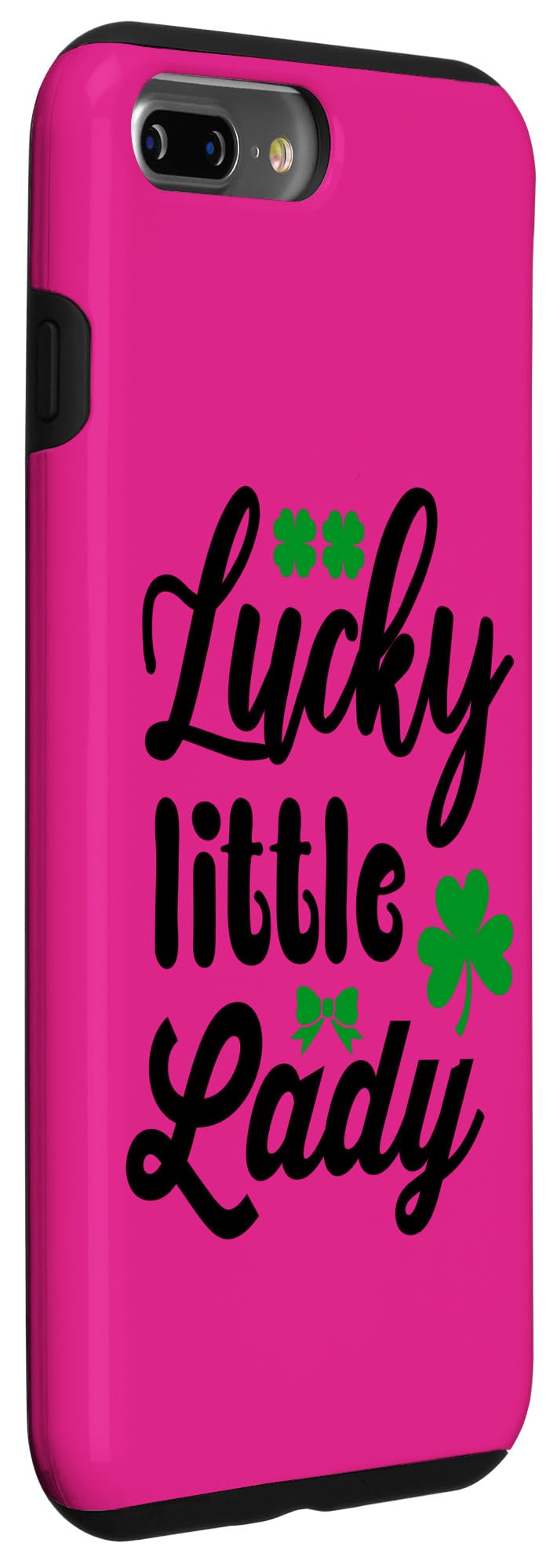 iPhone 7 Plus/8 Plus Lucky Little Lady Irish Girl Saint Patrick's Day Shamrock Case - Image 3