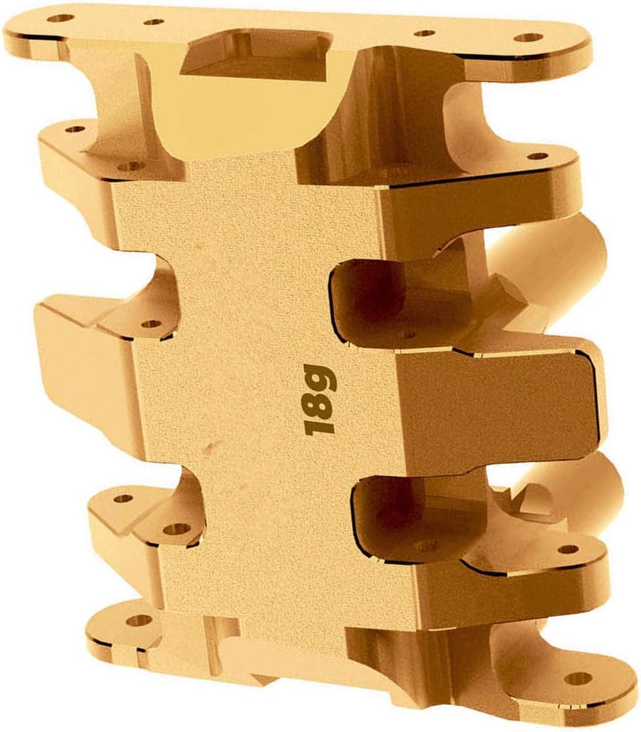 1 Set Brass Center Gear Box Mount Skid Plate Accessories DIY Modified Model Toys for Axial 1/30 SCX30 4X4 RTR Brushed Rock Crawler-AXI-2048 1/30 RC Car US