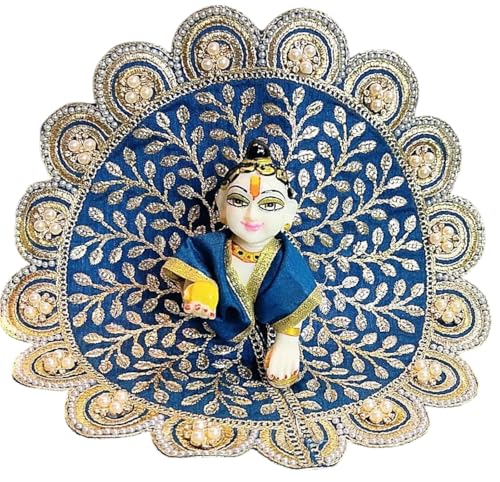 Image of Partish Laddu Gopal Heavy Diwali Janamashtmi Poshak Size 1 l Ladoo Gopal Dress l Bal Gopal l Kanha Ji Thakur Ji Dress(G)