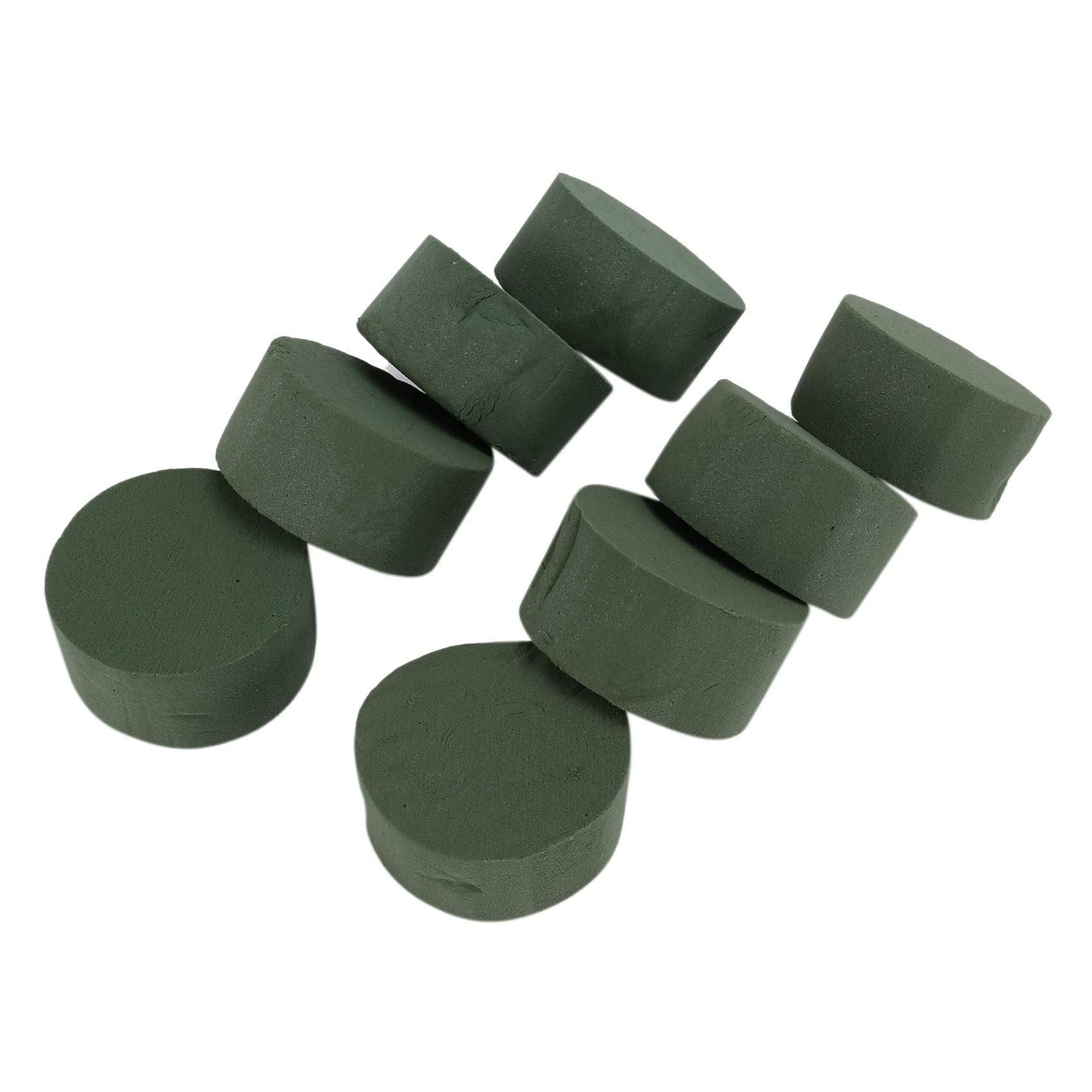 CTRLZS 8 Pack DIY Flower Arrangement Kit Green Round Wet Floral Foam, Wedding Aisle Flowers, Party Decoration