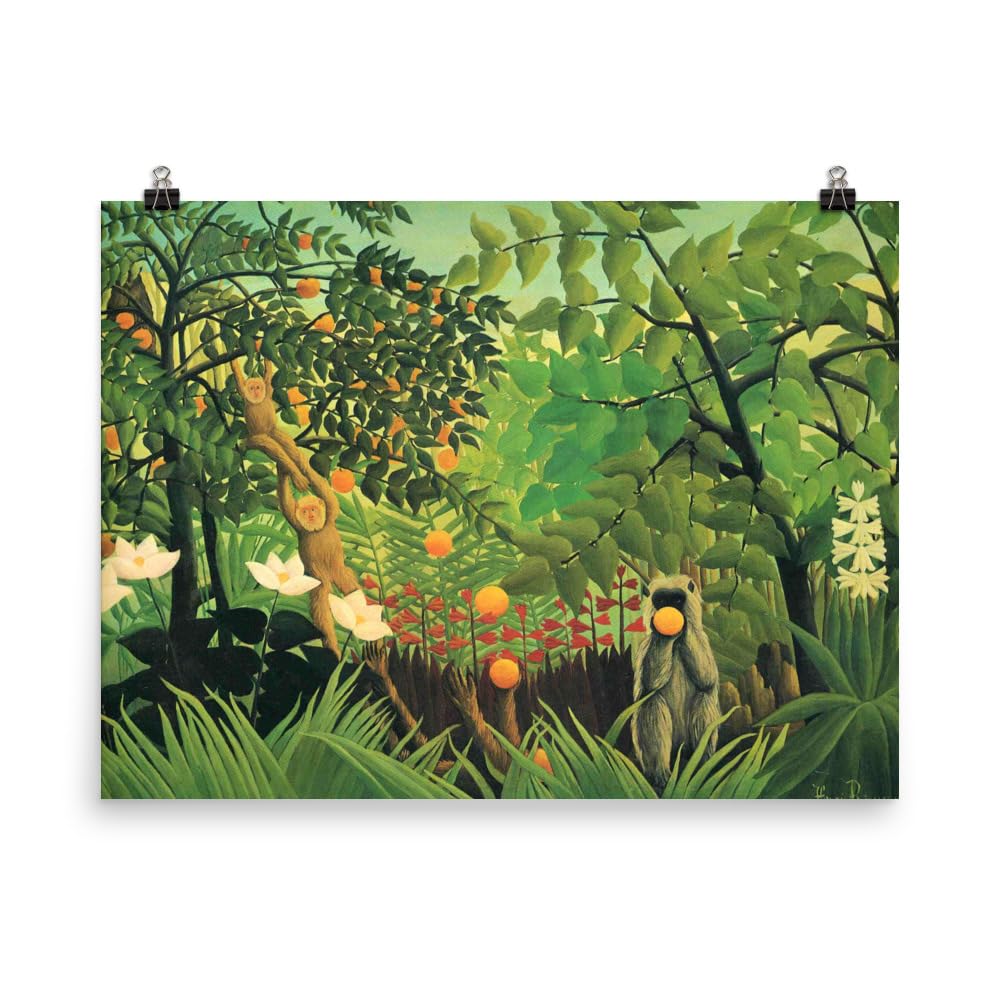Amazon.com: Exotic Landscape by Henri Rousseau Poster Print- Wall