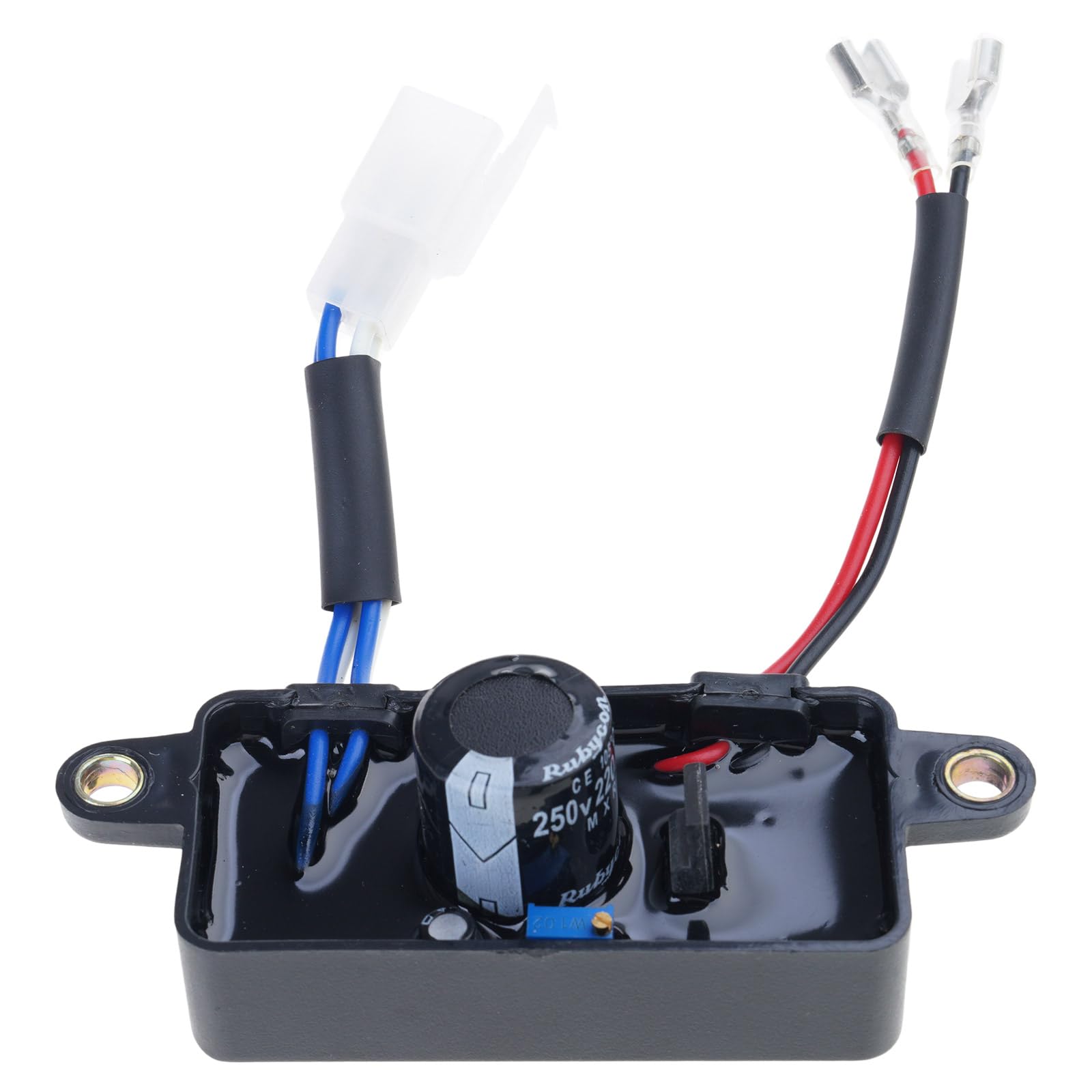 Crffz Black 3Kw Gasolines Generator Automatic Voltage Regulator Power Tool Part Replace For 3500 3550 4500 4550W 6-7Hp Generator Avr Automatic Voltage Regulator