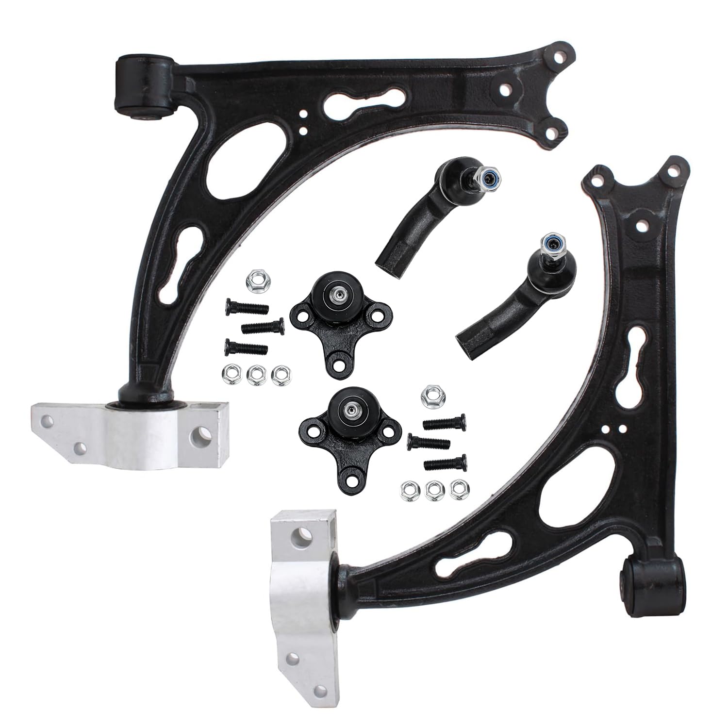 Detroit Axle - 6pc Front End Suspension Kit for Volkswagen Jetta Golf GTI
