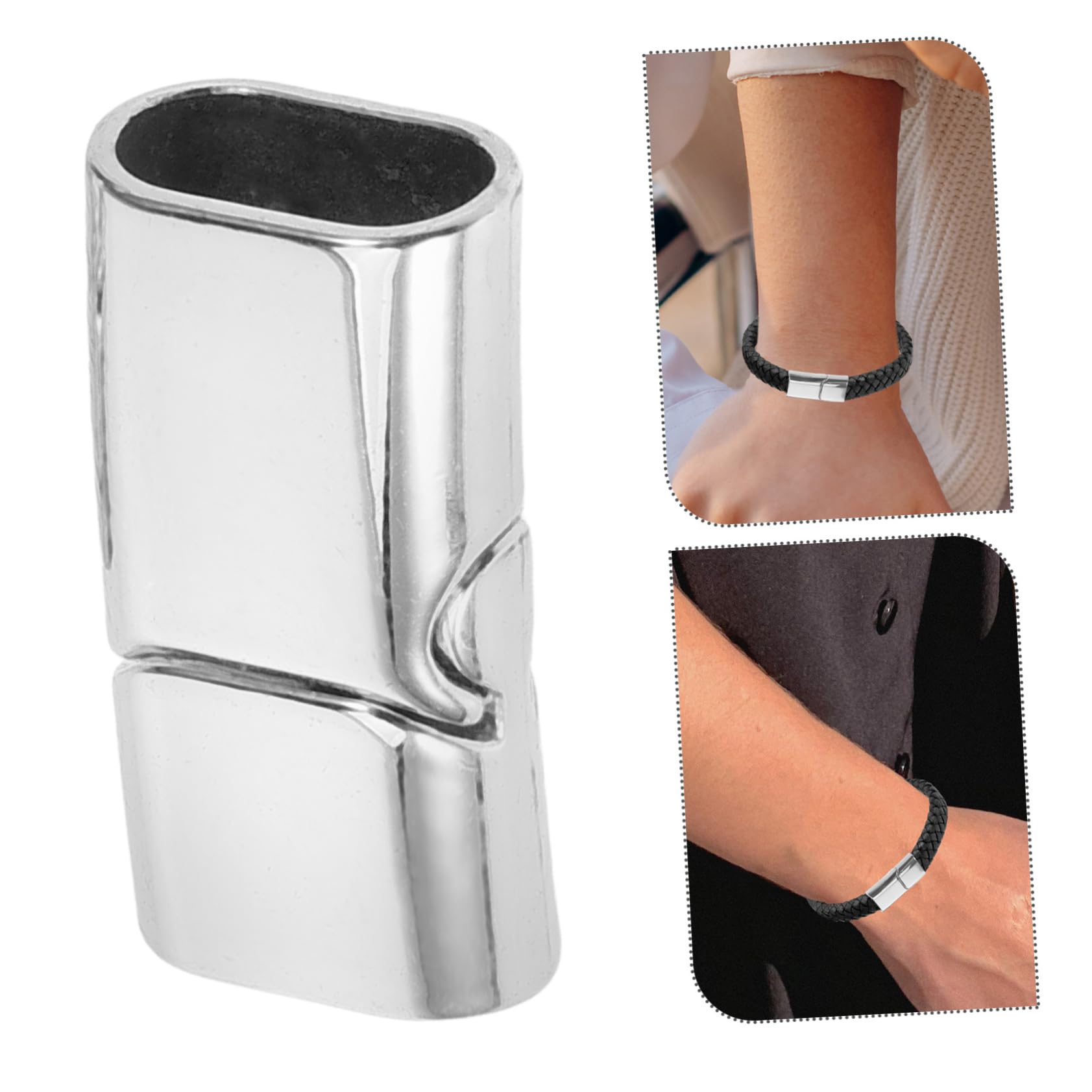 TEHAUX 50pezzi Chiusura Per Chiusure Magnetiche Per Collane e Accessori Per Artigianali Facili Usare e Versatili