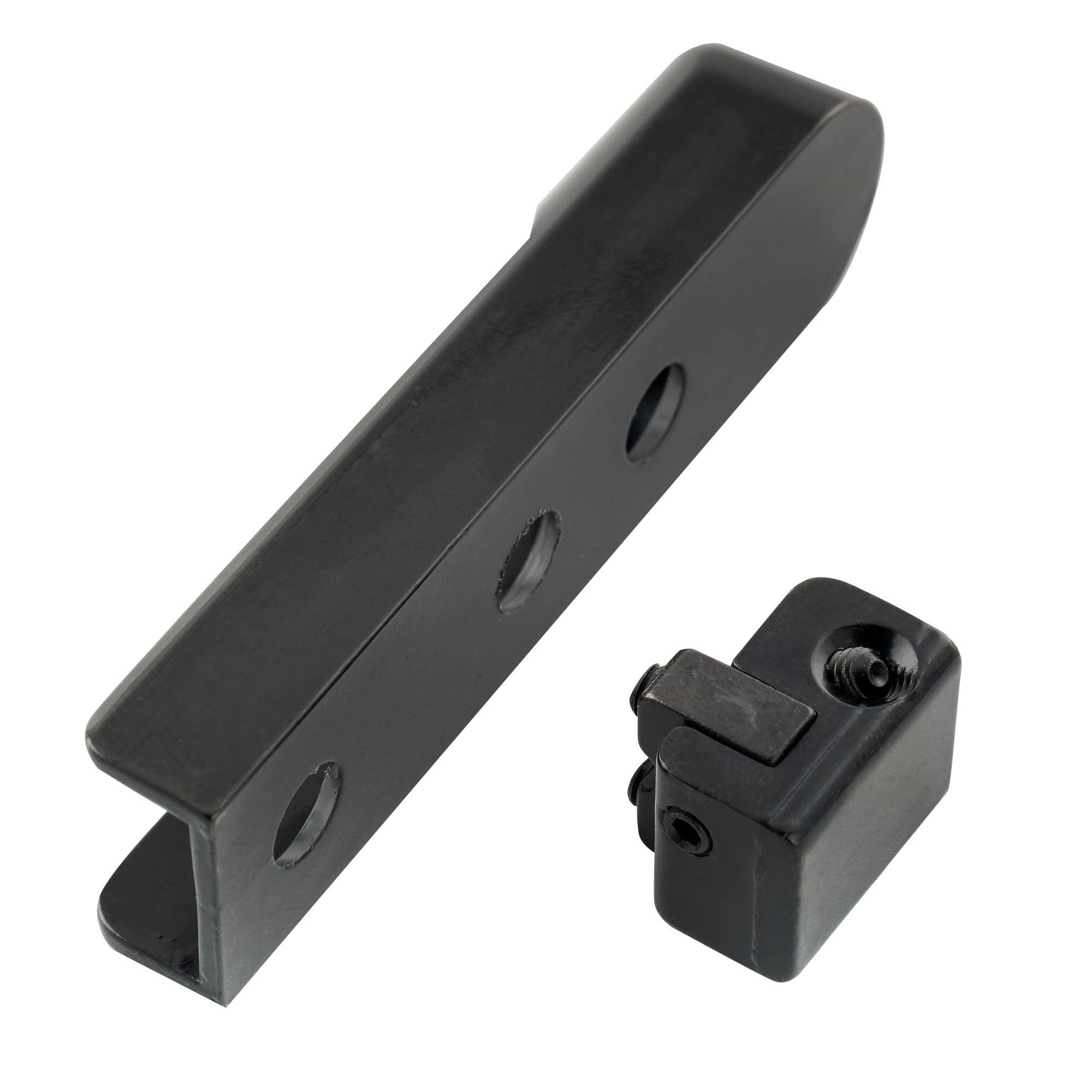 Musiclily Pro - Chevalet Pontet Individuel Pour Basse électrique - Noir - 15.5mm - Pour 3ème Ou 4ème Corde - Réglage Personnalisé