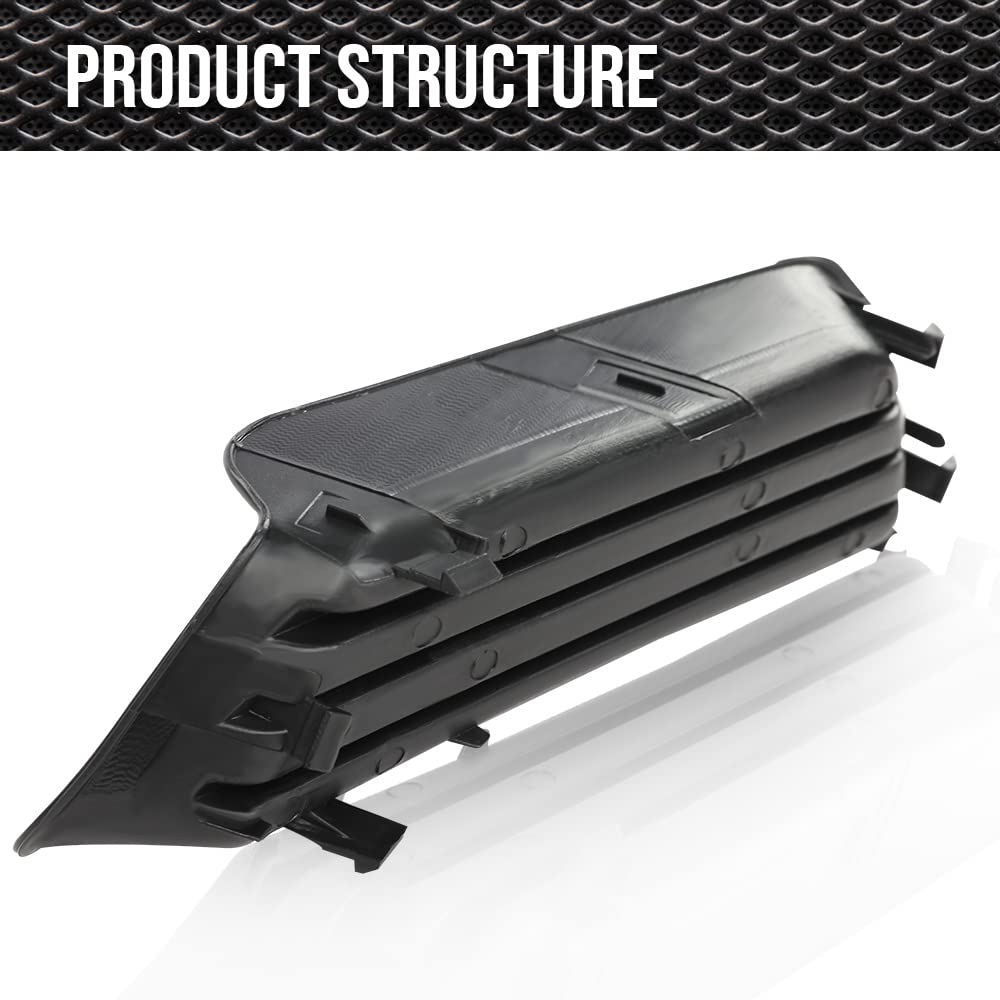 CNNELL Front Bumper Right Fog Light Cover Insert Panel Compatible with 2007 2008 2009 Toyota Camry RH Side Fog Light Cover Insert Panel