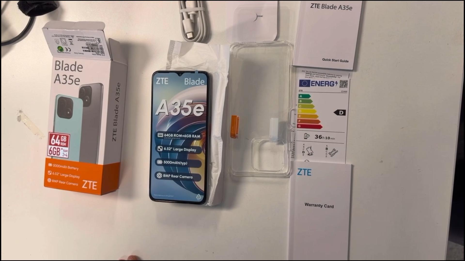 ZTE Blade A35e, Android-Handy，Smartphone ohne Vertrag: 2GB+64GB