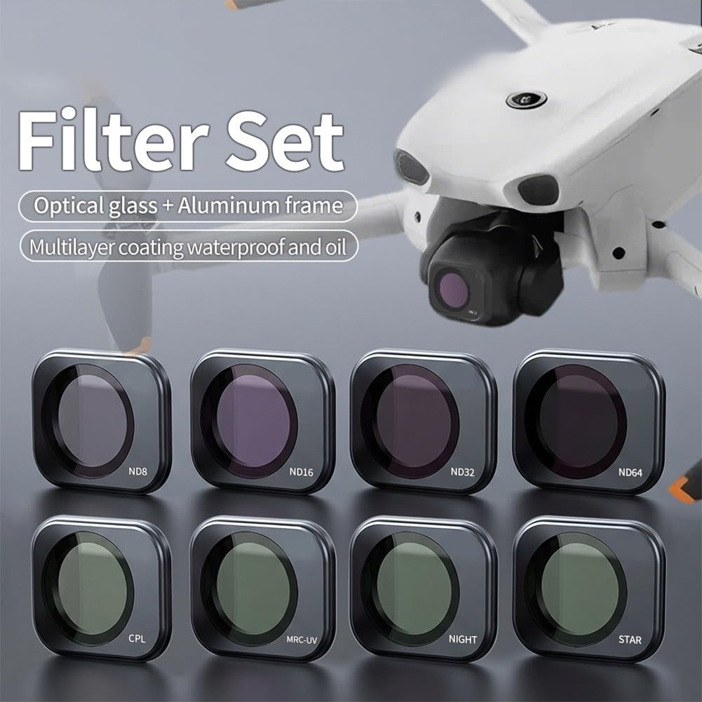 Set di filtri ND per DJI Lito 1/X1, vetro ottico HD multistrato, filtro polarizzatore CPL, accessori per fotografia (C)