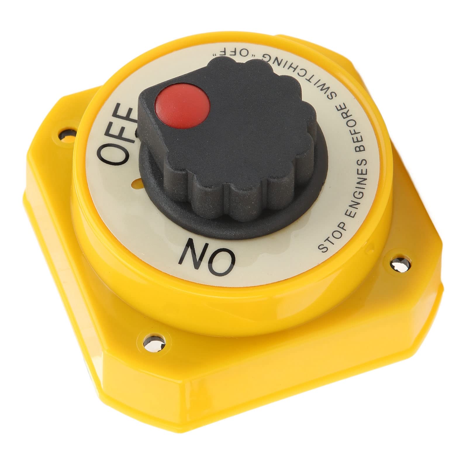 Interrupteur de Batterie Interrupteur de Déconnexion de Batterie en Cuivre étamé 6 à 32 V DC 250 A ON OFF avec Couvercle étanche Bornes M8 pour Camping-car, Bateau, Voiture, Camion, Marine