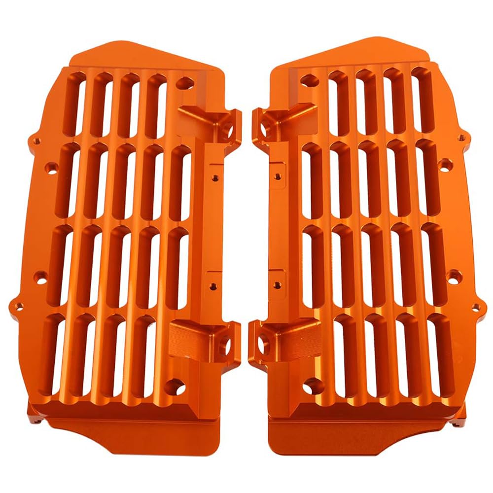 Protector de radiador Radiadores para motocicleta, cubierta de rejilla para KTM EXC F EXCF SXF XC SX XCF-W XCW TPI Six Days 250 350 450 200 300 500 (Naranja)