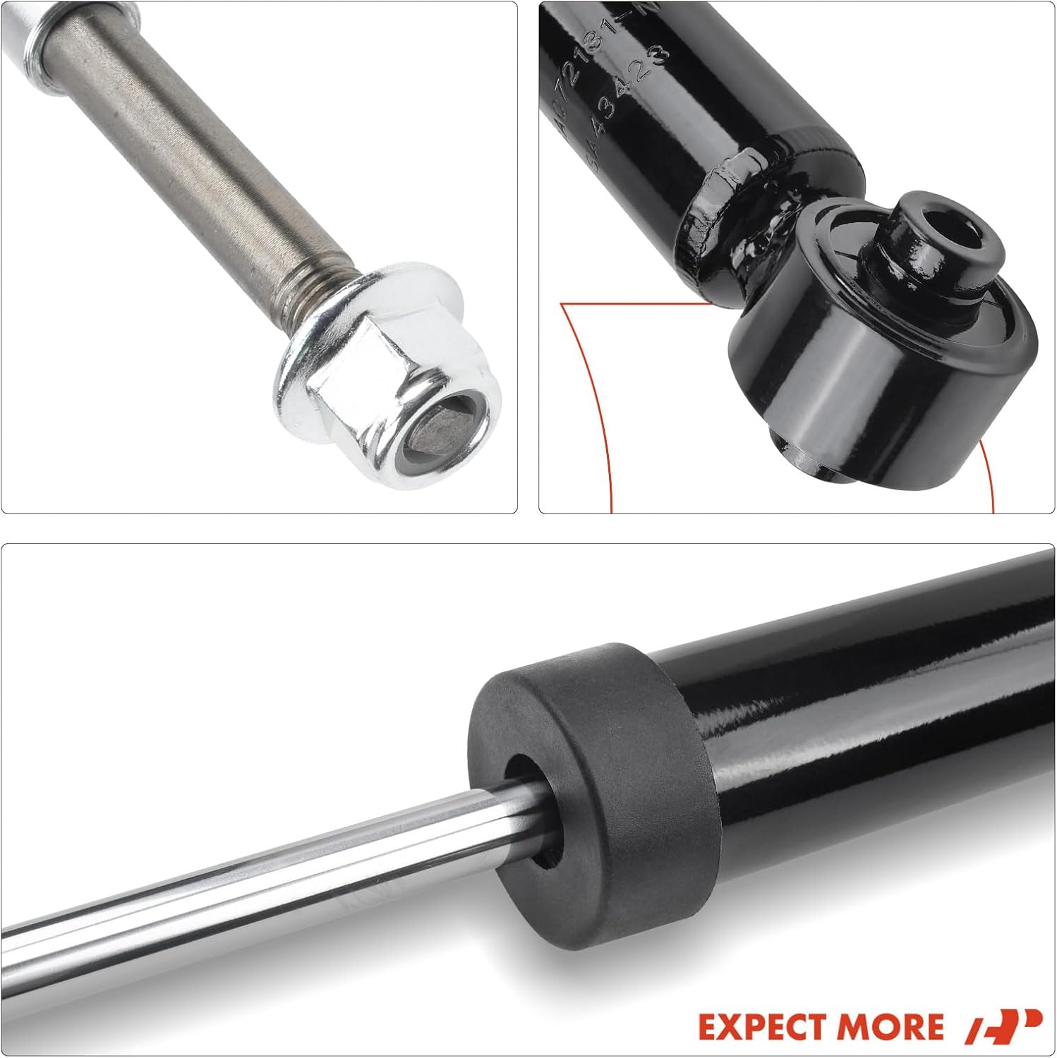 A-Premium Rear Suspension Shock Absorber Compatible with Chevy Aveo 2004-2011, Aveo5 2007-2011 & Pontiac G3 2009-2010, Wave 2005-2008, 2-PC Set