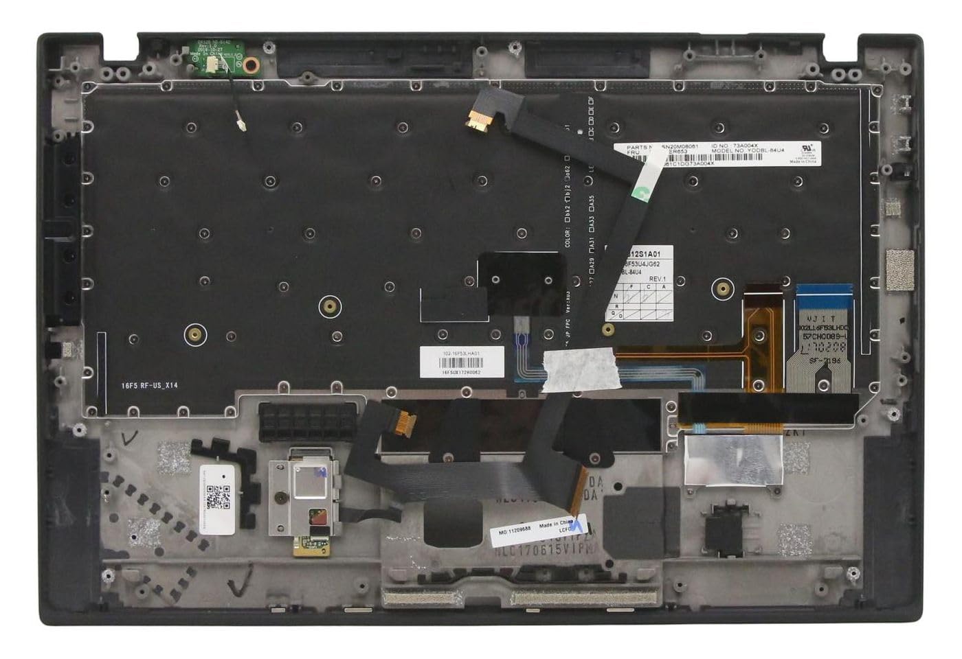 Lenovo Keyboard BZL GR FPR NFC 01LV299 Cover Keyboard FRU01LV299 01LV299 Cover Keyboard