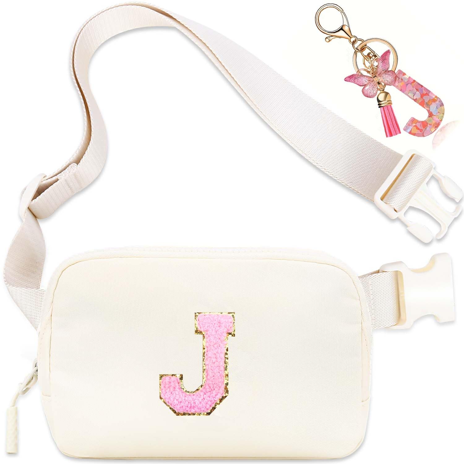 Belt Crossbody Bag for Girls Women - Girls Fanny Pack Ages 8-12 Teen Birthday Gifts Small Waist Packs Trendy Kids Fanny Pack J