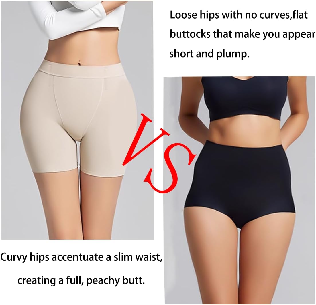 Silicone Hip Dip Pads Reusable Shapewear Butt Pads for Women Self Adhesive Hip Dip Corrector Skin Color