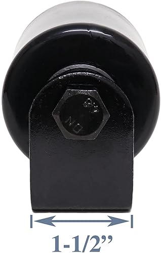 Miniatura 3 de Rodillo guía de puerta de plástico de nailon sin marcas, perno extraíble GatorPro par (3 pulgadas)