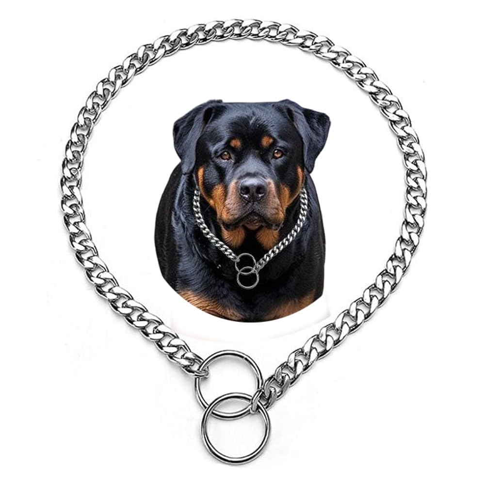 Dog Choke Chain Collars LAKWAR Tactical Dog Collar, Adjustable