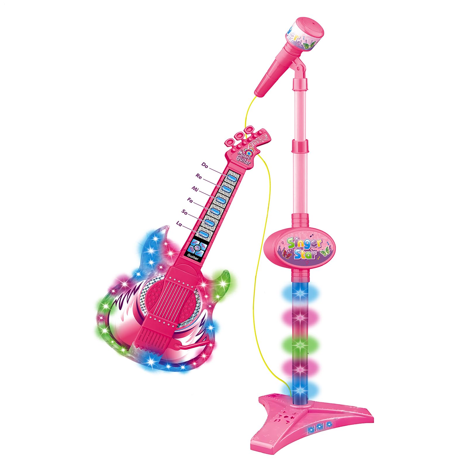 Juego de guitarra eléctrica para niños - Guitarra de juguete musical