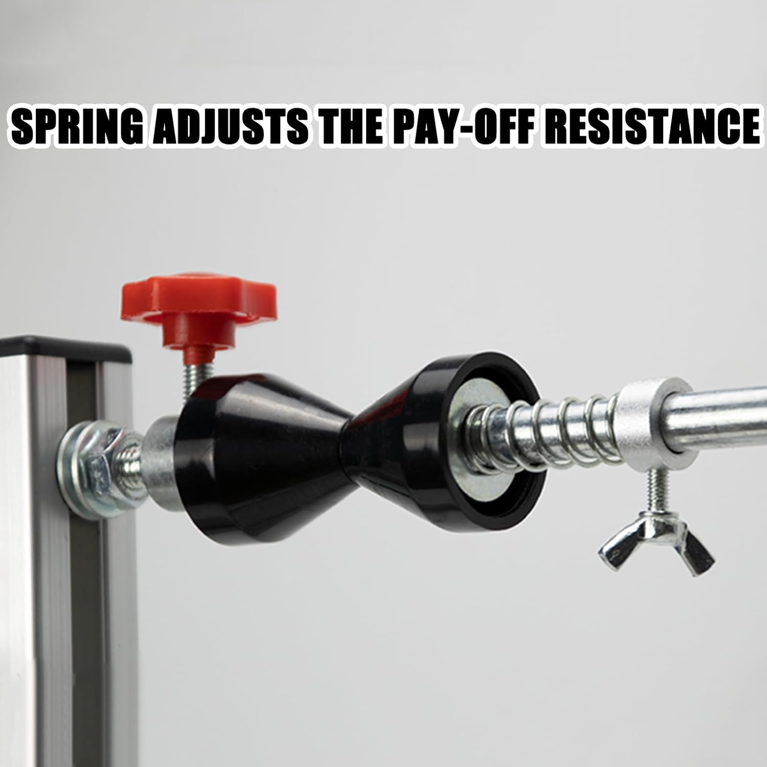 Fishing Line Spooler Machine, Fishing Line Holder, Built-in Bearing, Smooth Rotation, Lightweight and Portable, with Brake, for Fishing Gear, Pole, Rod, Tackle Box