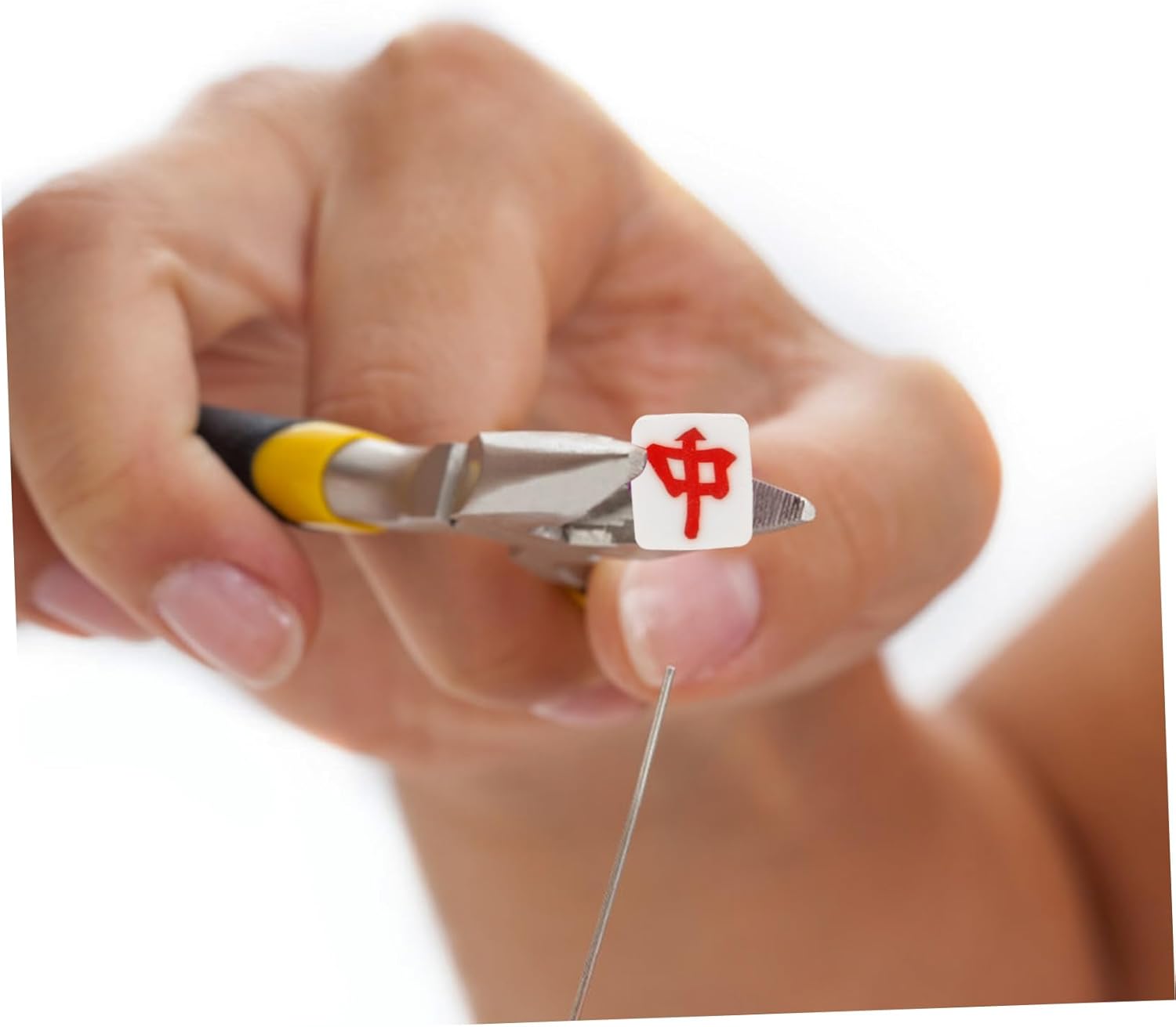 COHEALI Polymer Clay Mahjong Beads 100Pcs DIY Spacer Beads for Jewelry Making Necklace Bracelet Crafts with Holes for Beaded Jewelry and Accessories - Image 9