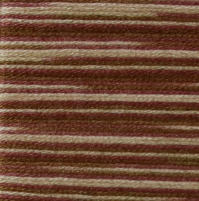 Image of KCS Big skeins of 25 Meters Size 25 Color Variegated Cross Stitch Stranded Threads,6 skeins,4140