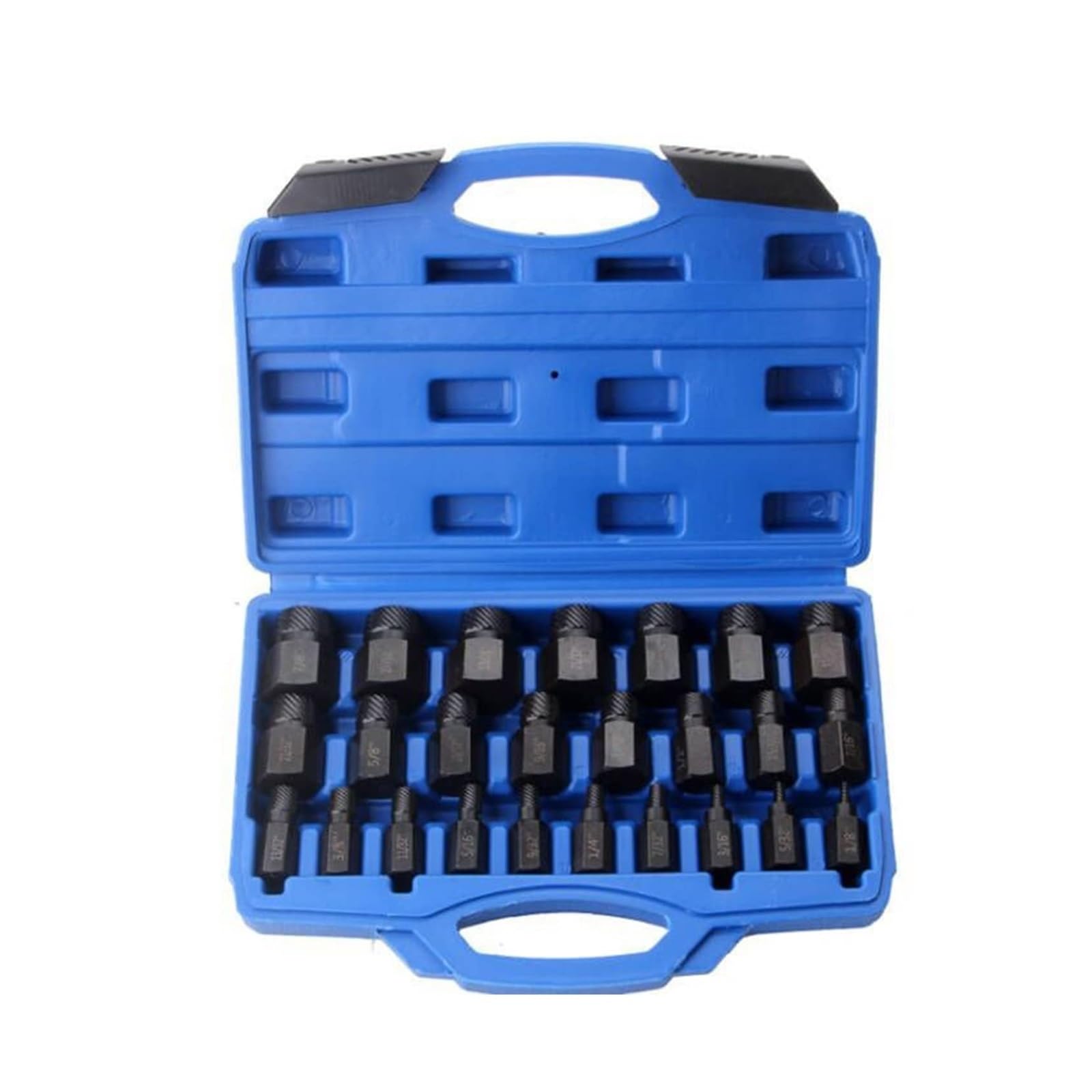 25 uds Extractor de Tornillos dañados Brocas Herramienta removedora de Tornillos Kit Extractor de Tornillos