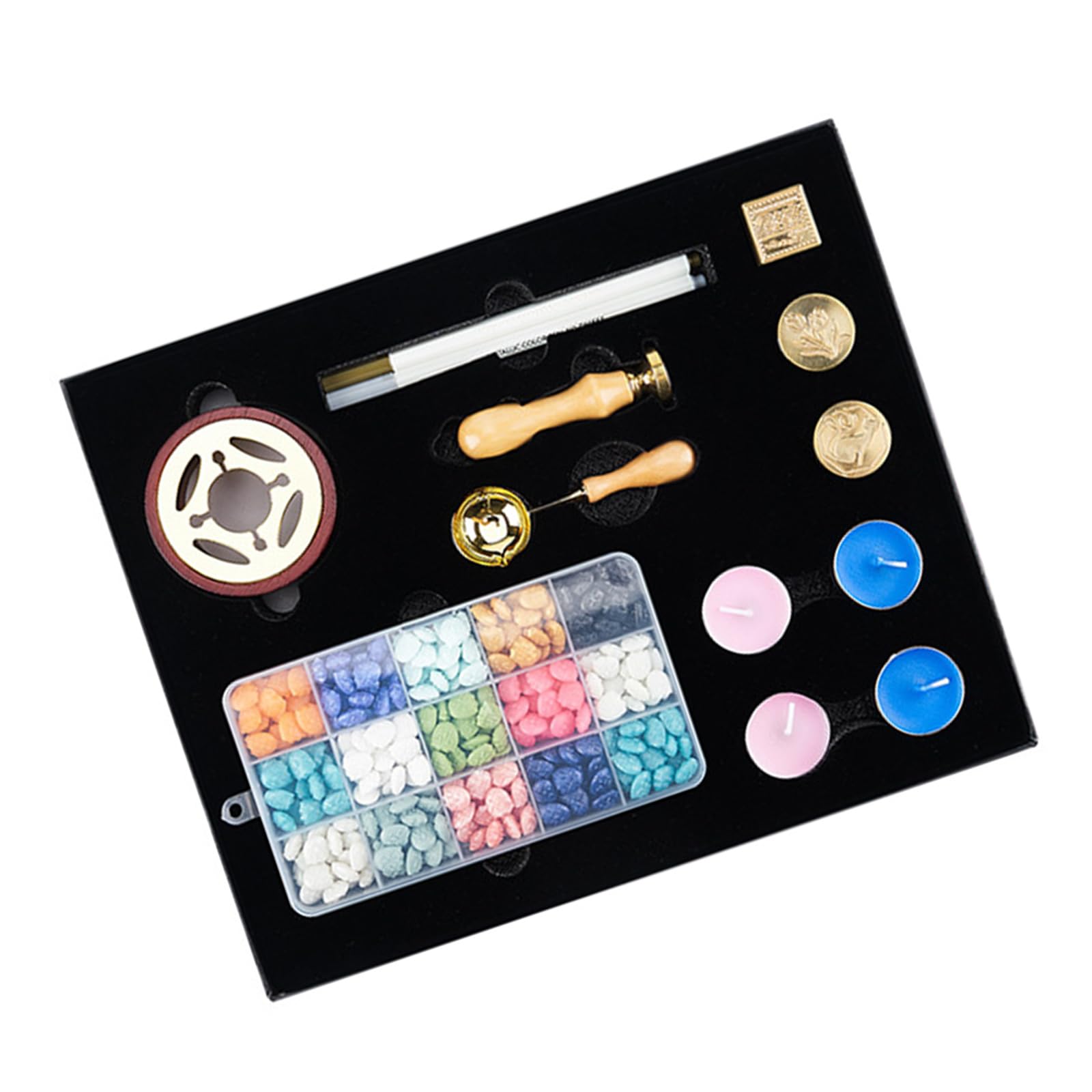 Kit de cire à cacheter pour cacheter des cires, des enveloppes de cartes d'invitation et des lettres