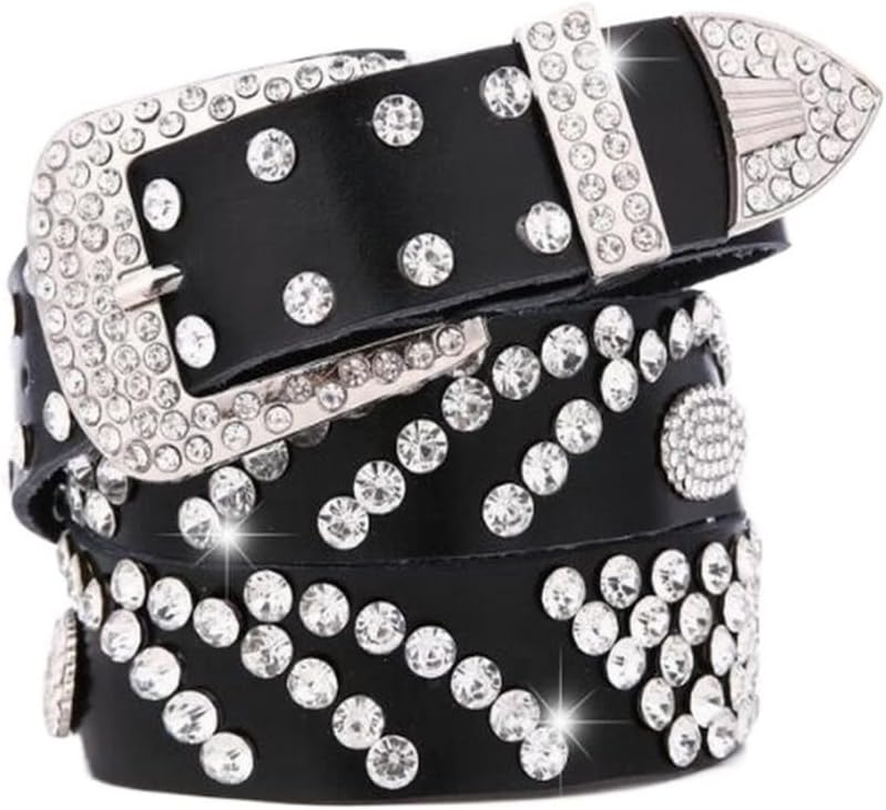 Women Belt 107 CM Dress Decorative Belts (Size : 100cm, Color : White)