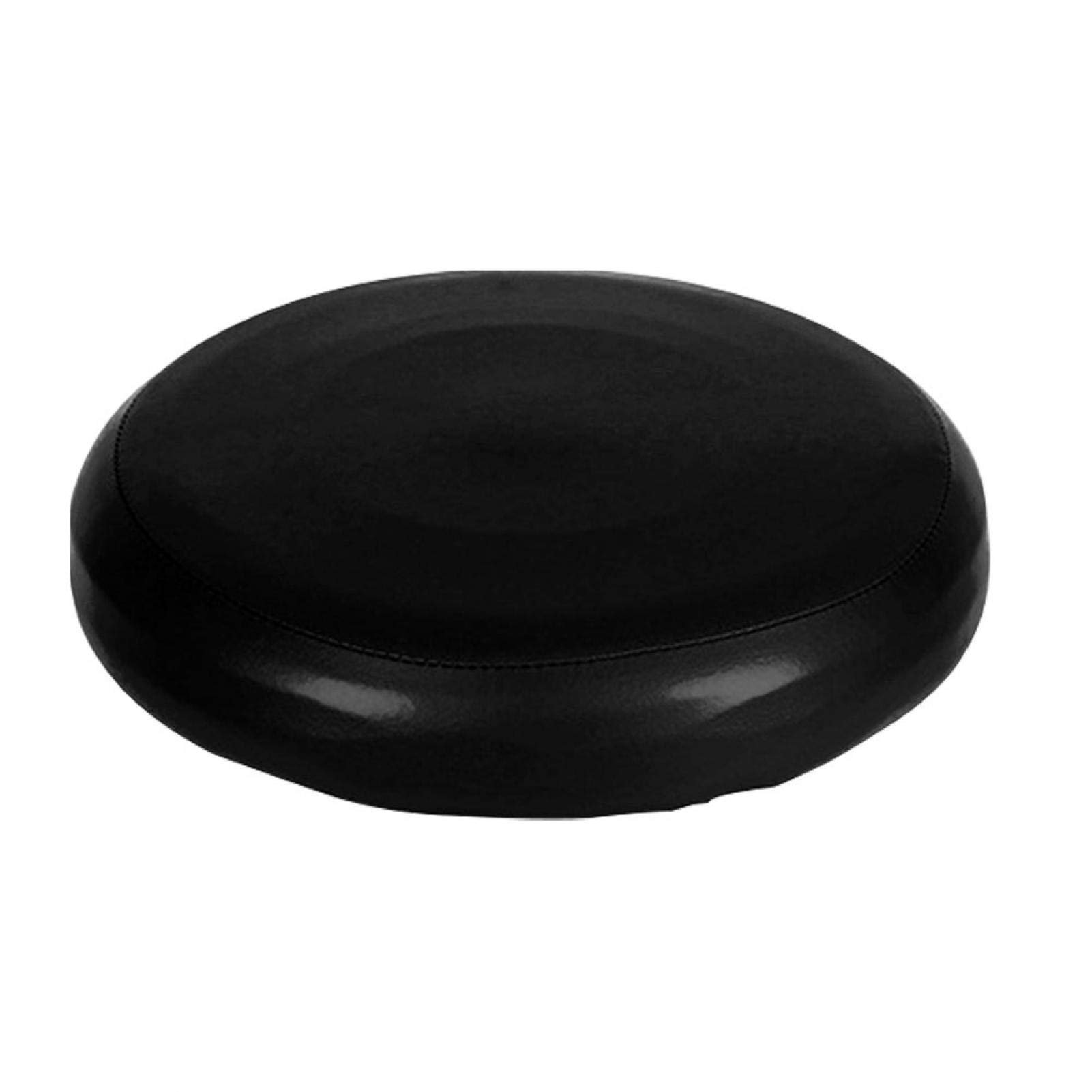 Photo 1 of Stool Covers Round, Water Proof PU Leather Bar Stool Covers with Elastic and Slip Proof Bottom 12 Inch?No Filler,Black?