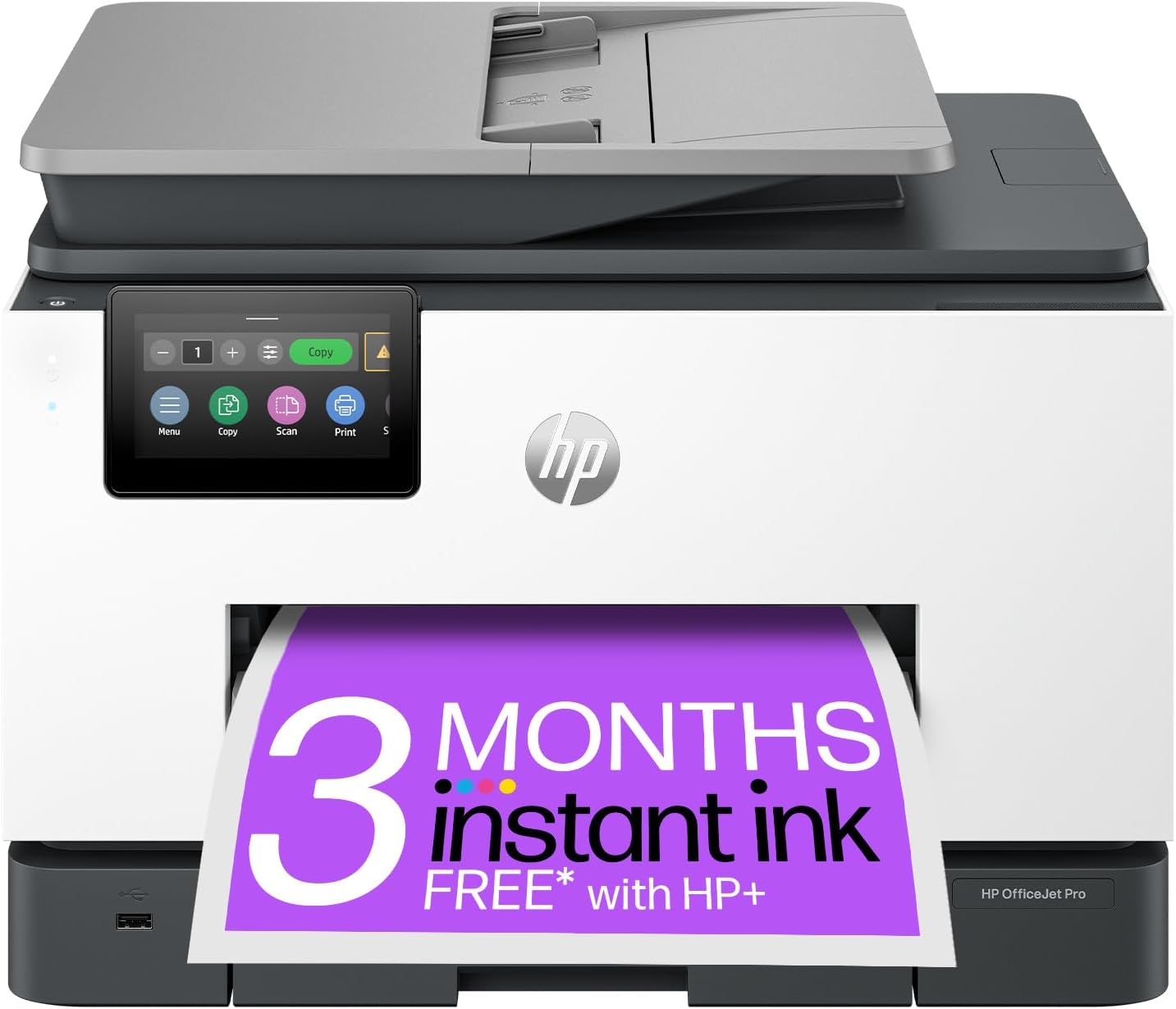 OfficeJet Pro 9135e All-in-One Printer | Colour | Printer for Small Office | Print, Scan, Copy, Fax | 3 Months of free Instant Ink | Up To 3 Year Warranty
