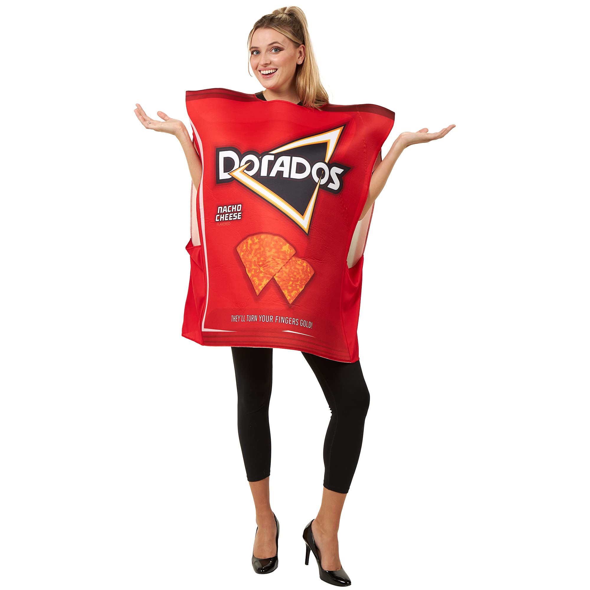 Dorados Tortilla Chips Halloween Costume Adult Chip Bag Outfit, One