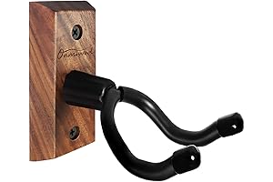 Stunning Walnut Ukulele Wall Mount, the Perfect Home for Your Prized Instrument