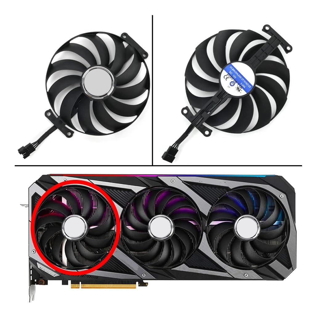 Graphics Card Fan Replacement Replacement Fan For ASUS Graphics Card ...