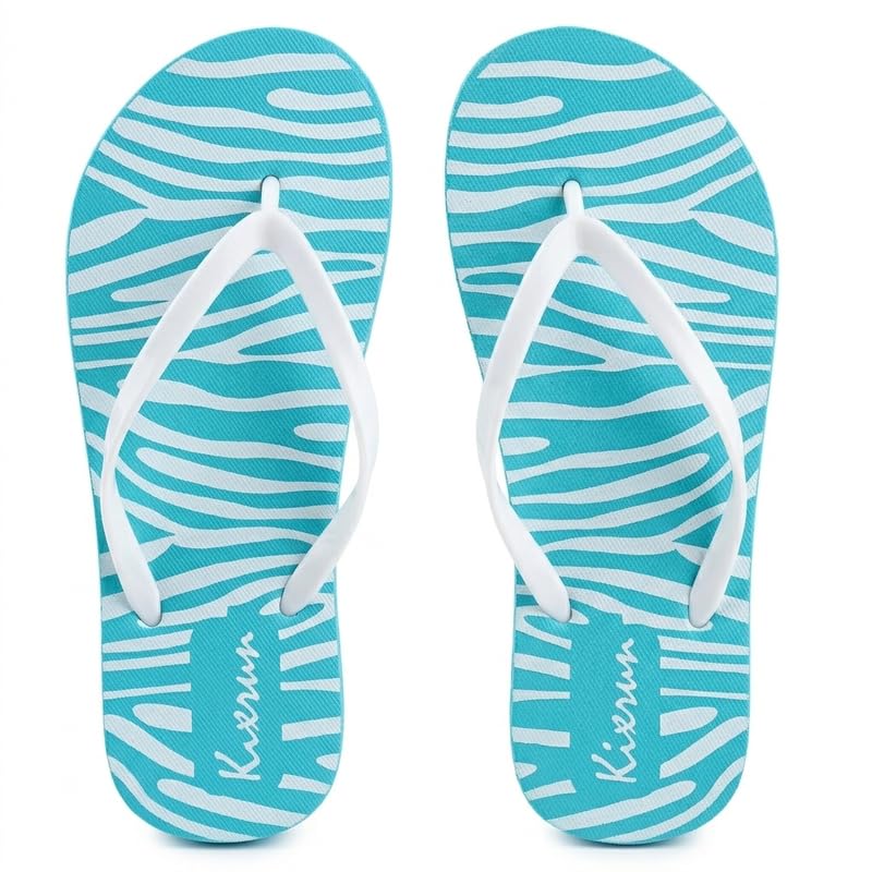 kixrun Women's Hawai Slipper |Comfortable Anti-Skid Daily Use Slipper|Lightweight Flexible Flip Flops|Ladies Chappal|Women Casual Hawai Footwear-picture-33