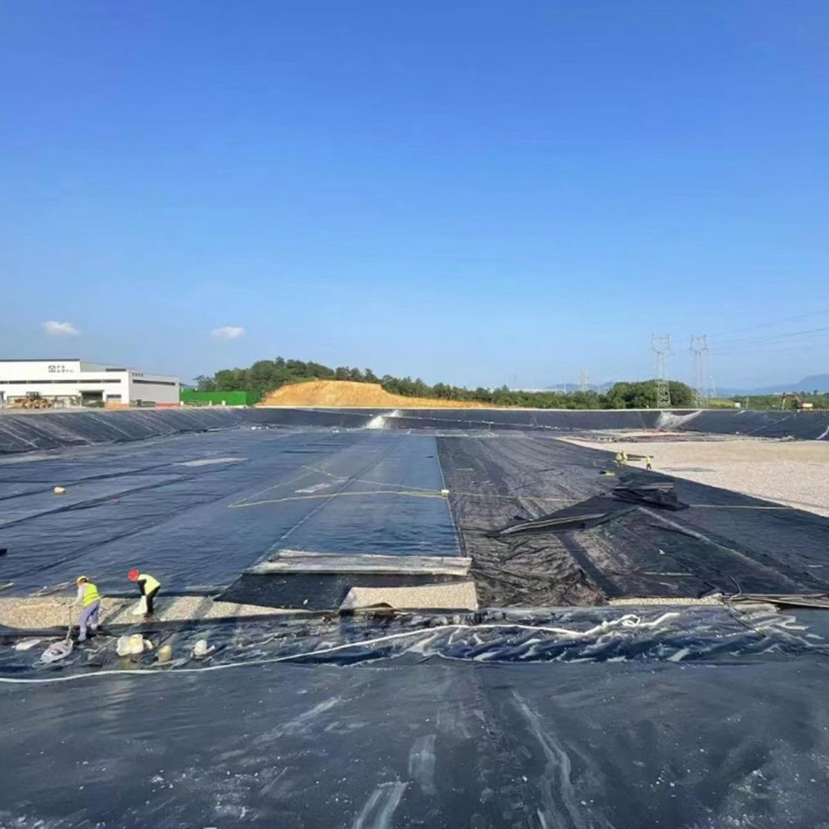 Telo per laghetto Resistente e di Spessore Elevato, antistrappo e a Tenuta stagna, Perfetto per fontane da Giardino, Piscine e Laghi Artificiali (7x7 m/23x23 Piedi).