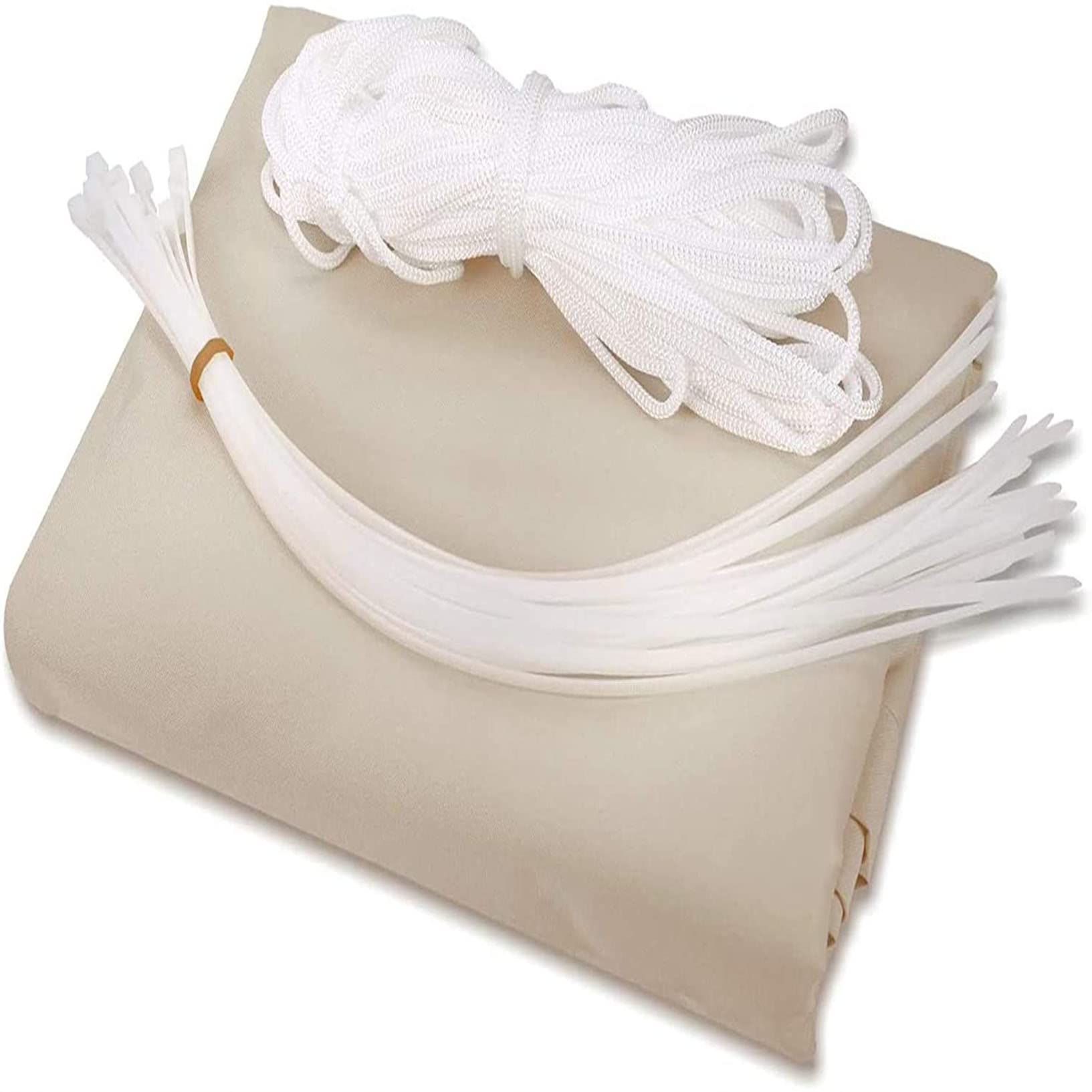 Fascette stringicavo in nylon resistenti alle intemperie per balcone, 8,5 m, protezione UV, per veranda e patio, colore marrone
