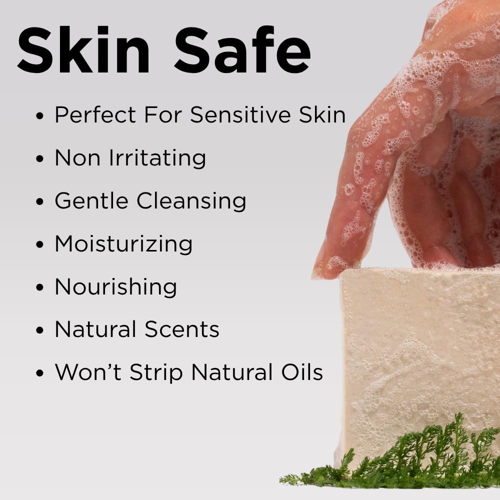 Sumbody USA Made Handmade Soap Bar (6pk) Heavenly Hydration Dry, Sensitive Skin, Moisturizing Soap For Face, Hands, Body Self Care Gift Set Men & Women - Goat Milk Citrus Vanilla Coconut Variety Pack