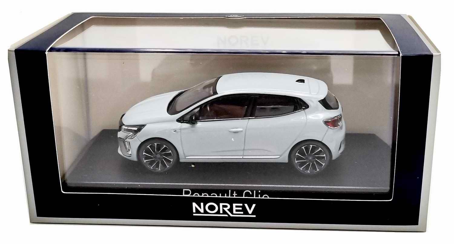 Renault Clio 1 Grise 3 Portes - Norev 1/43 - Miniature Collection 1990